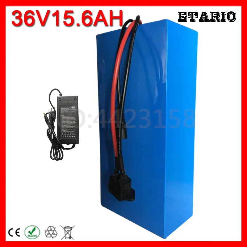 36V 15AH 500W электрический велосипед батарея литиевая 15.6AH ebike с 42V 2A зарядное