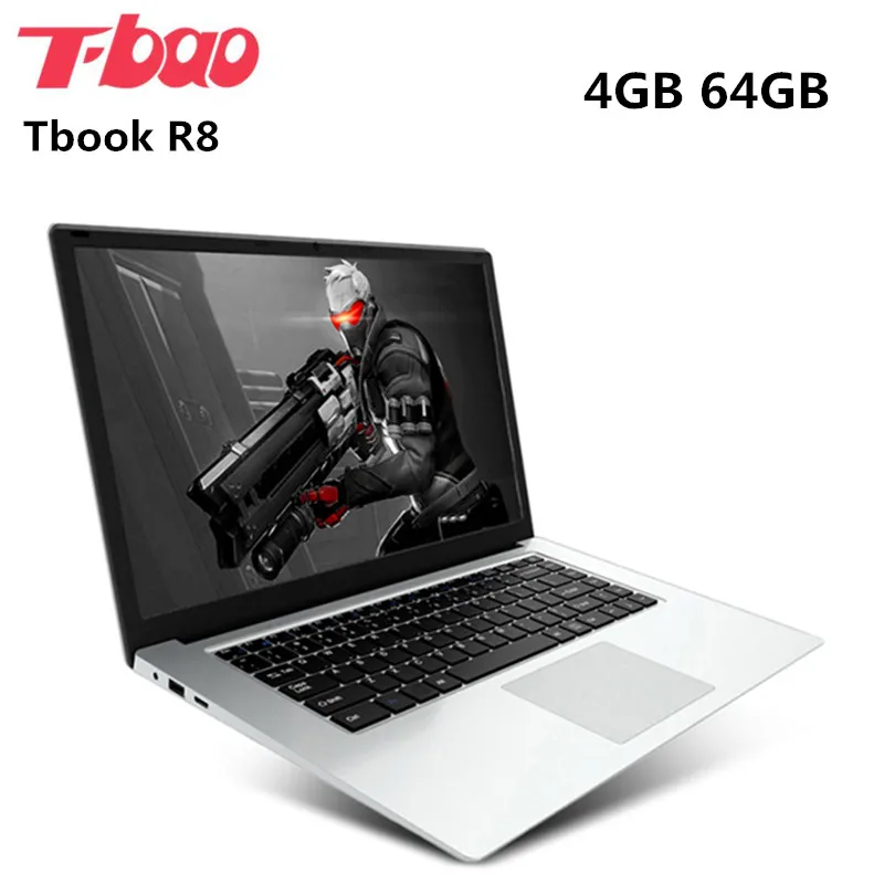 

T-bao Tbook R8 Laptop 15.6 inch Windows 10 English Version Intel Cherry Trail X5-Z8350 Quad Core 1.44GHz 4GB 64GB HDMI