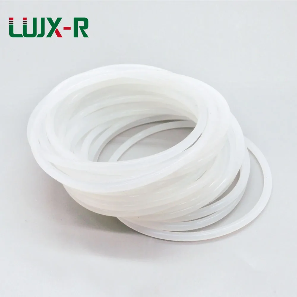 LUJX-R يا خاتم ختم 3.5mm OD 85/95/100/115/130/140mm الأبيض يا خواتم ختم الغذاء الصف السيليكون السباكة حشيات في طوقا LUJX-R يا خاتم ختم 3.5mm OD 85/95/100/115/130/140mm الأبيض يا خواتم ختم الغذاء الصف السيليكون السباكة حشيات في طوقا
