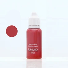 Цвет бордового Перманентный макияж тату чернила брови, подводка, губы пигмент