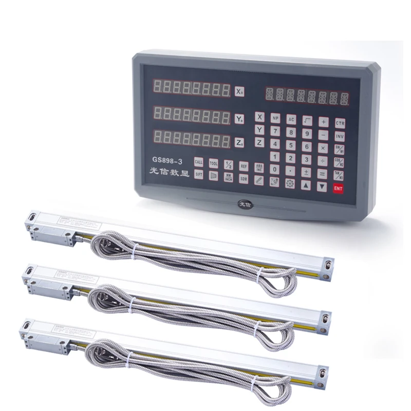 ES-19 single axis display digital readout dro and 1pc 5micron linear encoder