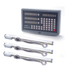 DRO 2 3 Axis digital readout 0~3PCS 0~1000mm High Precision linear encode digital linear scale DRO Milling lathe machine grinder DRO 2 3 Axis digital readout 0~3PCS 0~1000mm High Precision linear encode digital linear scale DRO Milling lathe machine grinder