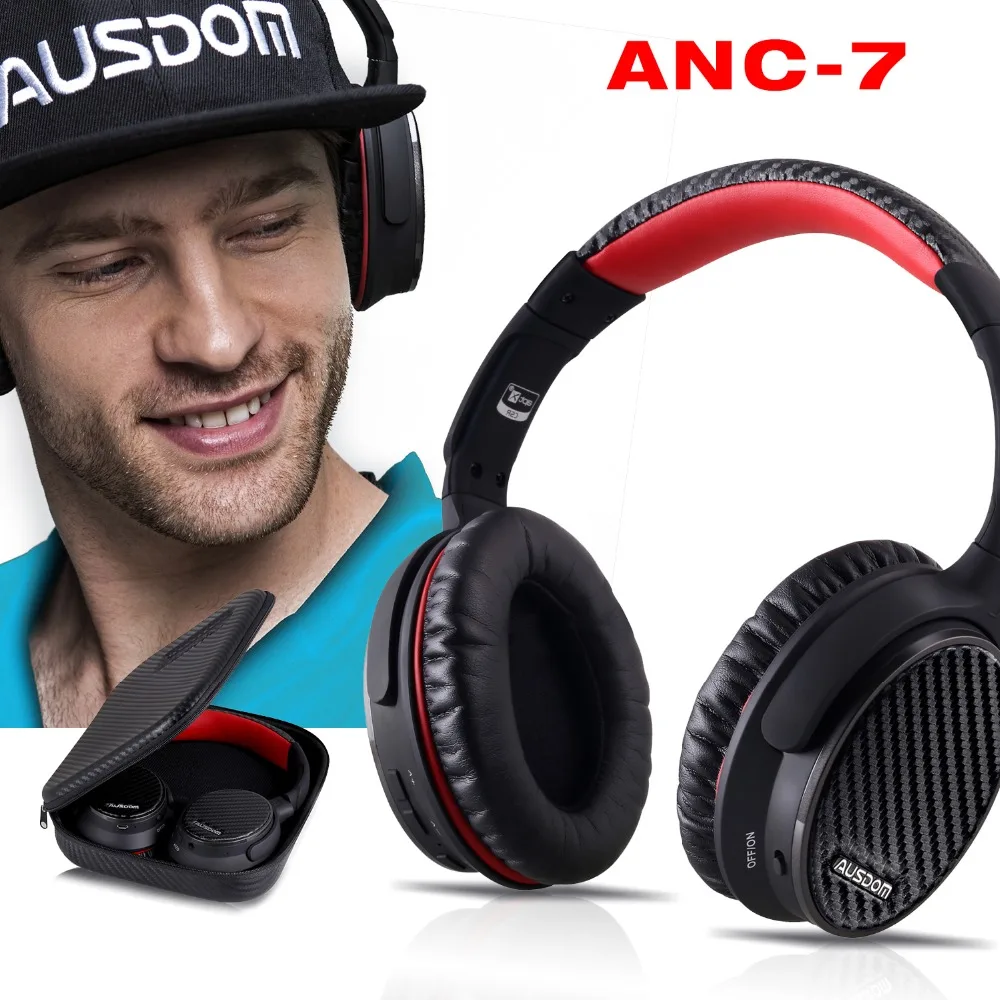 Prix pour Ausdom anc7 suppresseur de bruit actif casque sans fil bluetooth casque stéréo avec super bass et extrêmement confortable-noir Prix pour Ausdom anc7 suppresseur de bruit actif casque sans fil bluetooth casque stéréo avec super bass et extrêmement confortable-noir