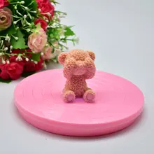 DIY пластиковая подставка для торта Декор поворотный стол вручную вращающаяся подставка для торта в форме круга монтажный инструмент 669