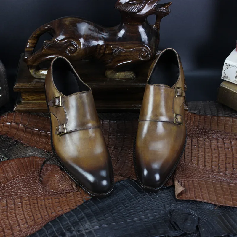 Popular Men Monk Strap Shoes-Buy Cheap Men Monk Strap