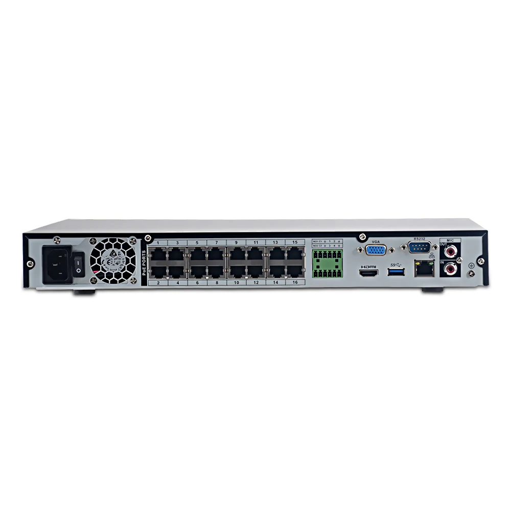 Dahua NVR 8CH 16CH 4K NVR4208-8P-4KS2 NVR4216-16P-4KS2 с HDD PoE Port4K POE H.265 2 SATA для IPC IP камера системы безопасности