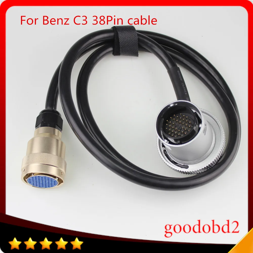 Для Benz 38Pin кабель для MB STAR C3 OBD2 кабели OBD-II 38 Pin Тесты кабель для диагностического инструмента MB OBD 2 Кабели