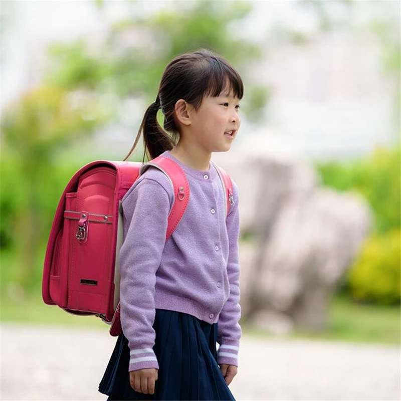 Японские школьные сумки для девочек-подростков; Детские ортопедические школьные сумки; Детские рюкзаки из искусственной кожи для мальчиков; школьные сумки; японский рюкзак рандосеру