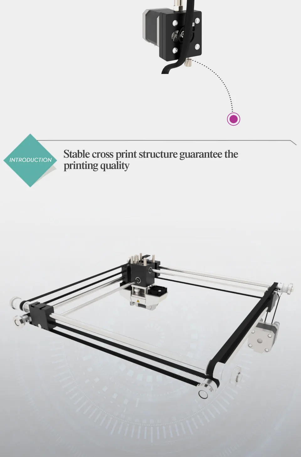 Большой размер JennyPrinter4 X340 один или двойной экструдер автоматический уровень 3d принтер Собранный для Ultimaker 2 UM2+ расширенный