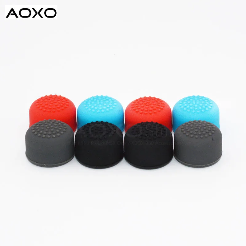 

8PCS Rubber Silicone Heighten Caps Thumbstick Cover Case Skin Joystick Grip Grips For Nintendo Switch Joy-Con NS NX Controller