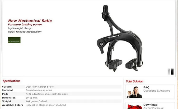 TEKTRO R520 road bicycle brake C brakes 