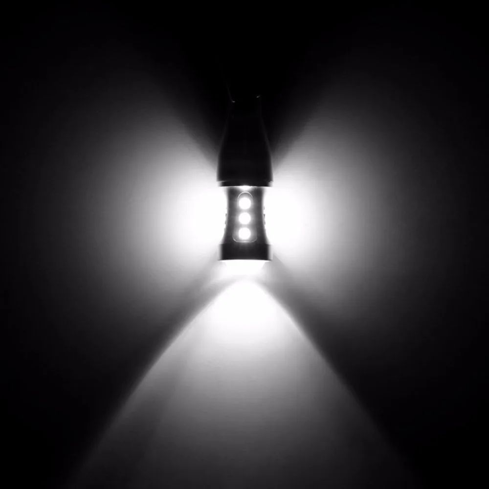 2 шт. 1000Lm W16W T15 светодиодный-lampen Canbus OBC foutloos светодиодный резервный светодиодный лампы огни заднего хода автомобиля белый свет