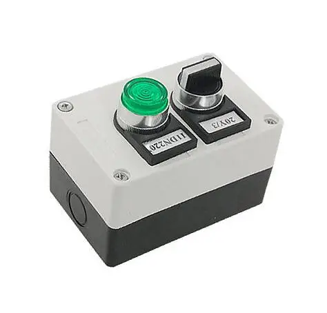 

Green Light Switch Rotary Selector Push Button Station