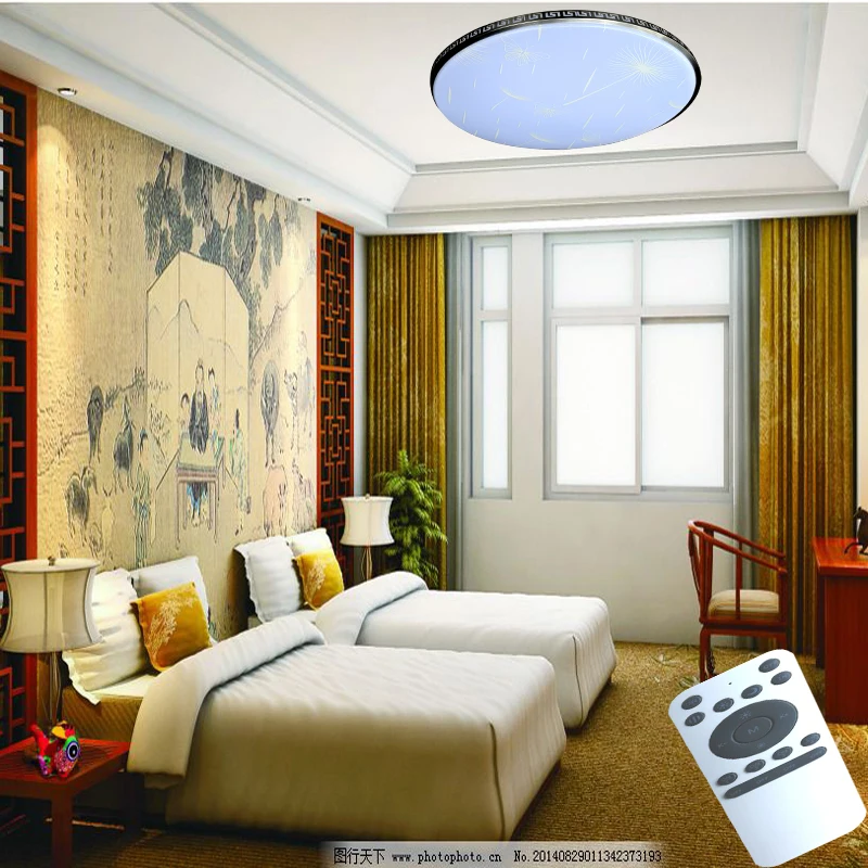 

Modern Smart Remote Control LED Ceiling Lamp arbitrary dimming Bedroom Living Room Ceiling Lights Fixture 36W AC110-240V
