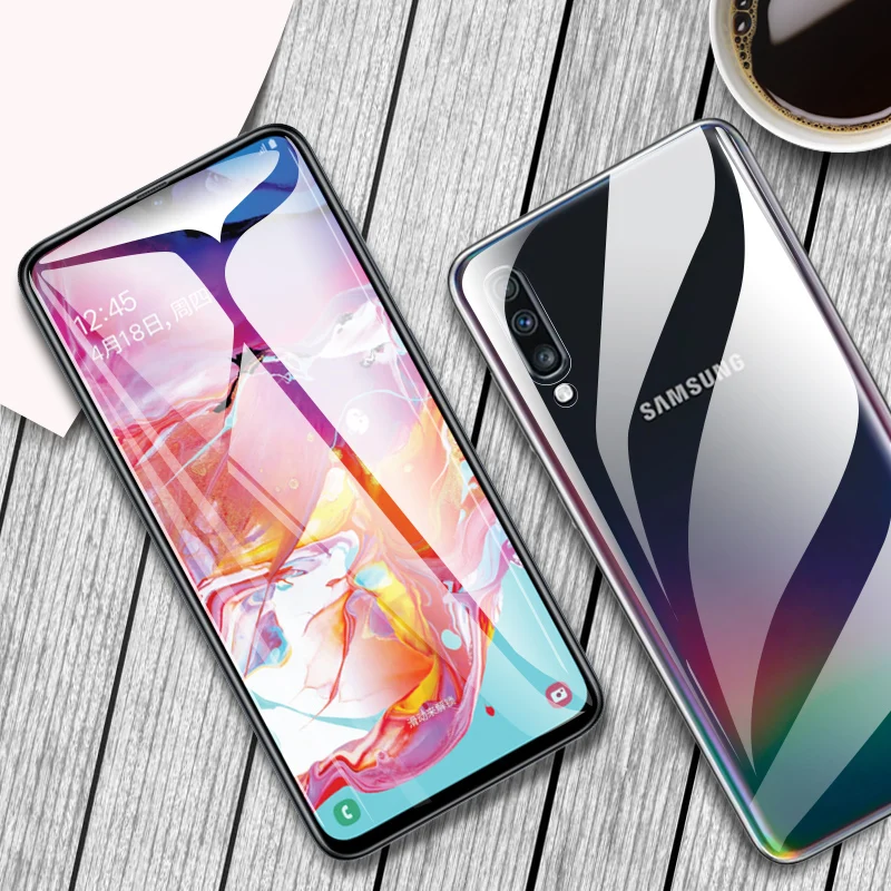 CHYI 3D изогнутая пленка для samsung Galaxy A90 5G A80 A70 A705 защита экрана полное покрытие нано Гидрогелевая пленка с инструментами не стекло