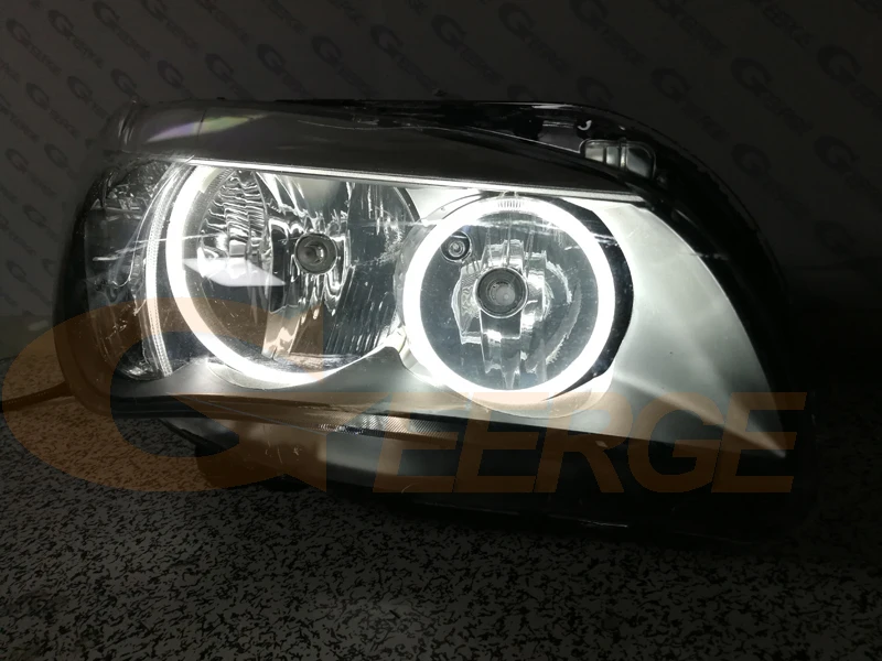 BMW X1 E84 2010-2014 Halogen headlight ccfl angel eyes kit (8)