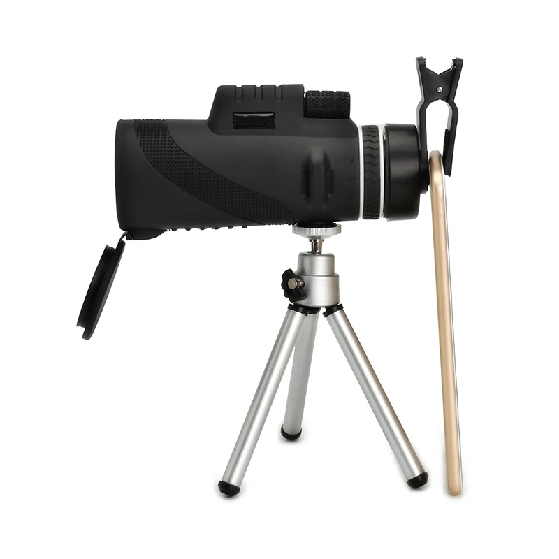 

Universal 12x50 Zoom Telescope Monocular Optical Phone Camera Lens + Tripod + Clip On For iPhone for Samsung Xiaomi Mobile Phone