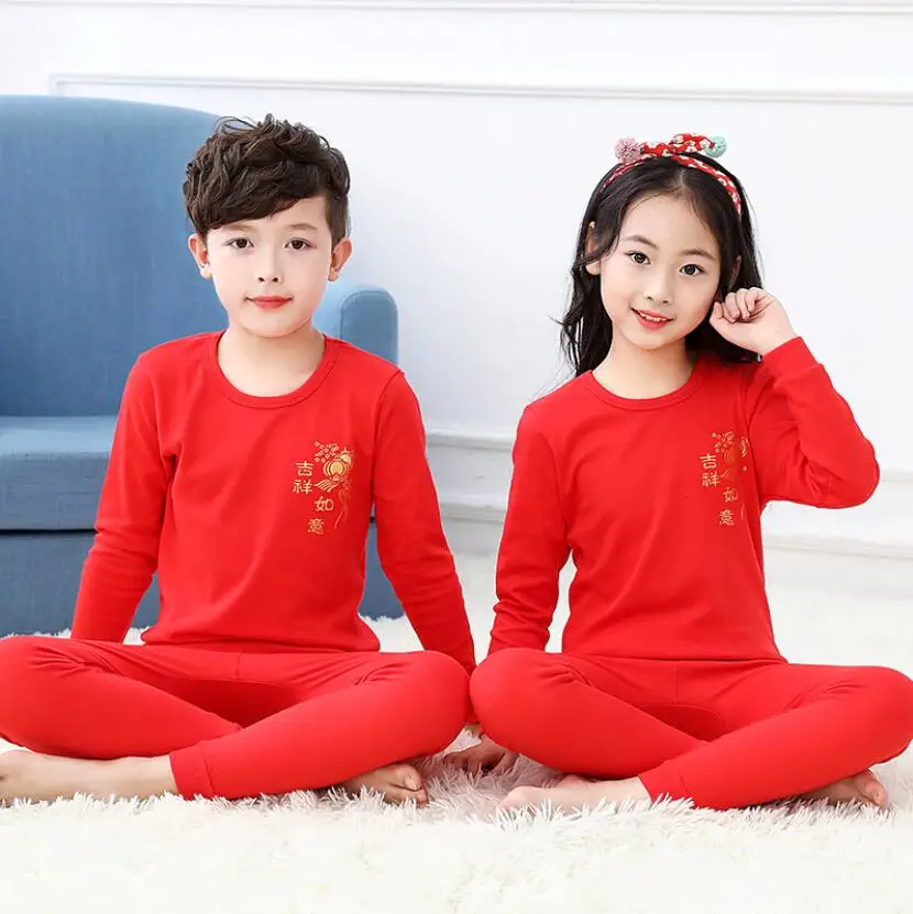 kids pajamas children sleepwear baby pajamas sets boys girls animal pyjamas pijamas cotton nightwear Homewear Toddler Clothes - Цвет: 15