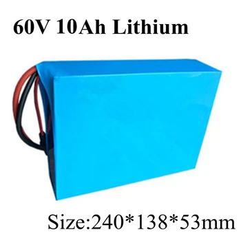 

60V 10Ah Lithium-ion Battery Pack for Two Wheel Foldable Citycoco Electric Scooter 1000w 750w Replacement + 2A Charger