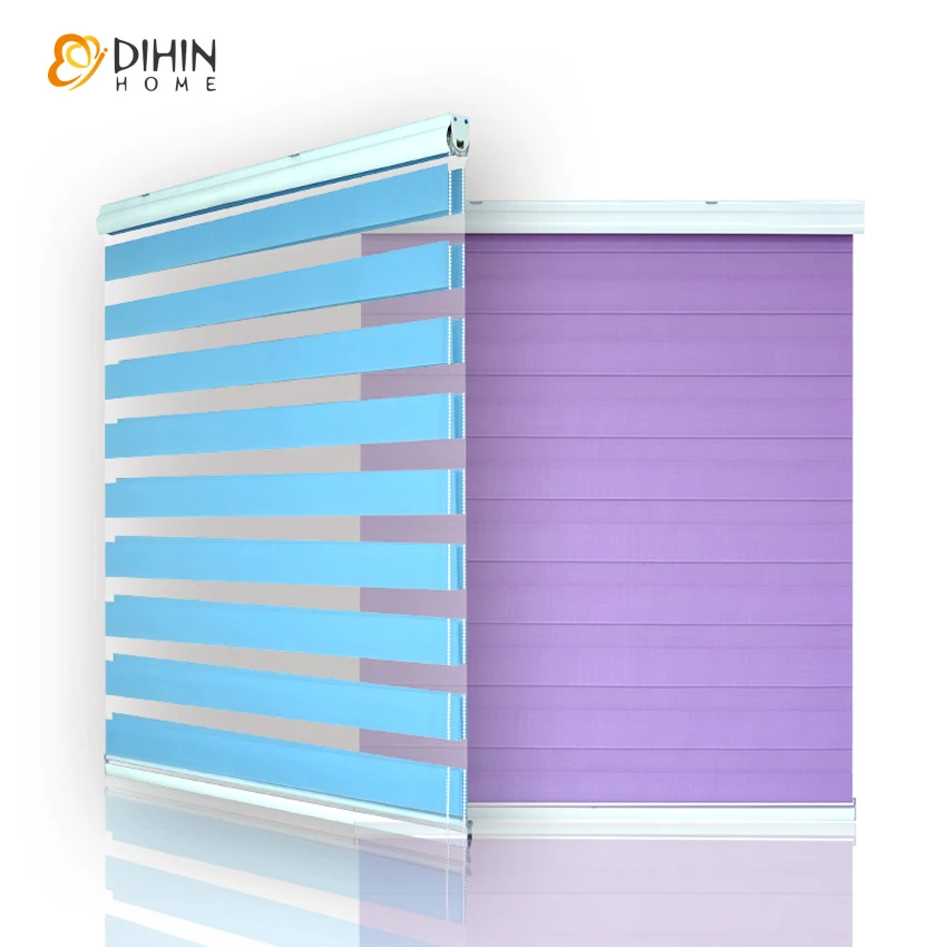 

DIHIN HOME New Upgarded Type High Quality Modern Zebra Blinds Rollor Blind Curtain Custom Made Blinds For Home Decor