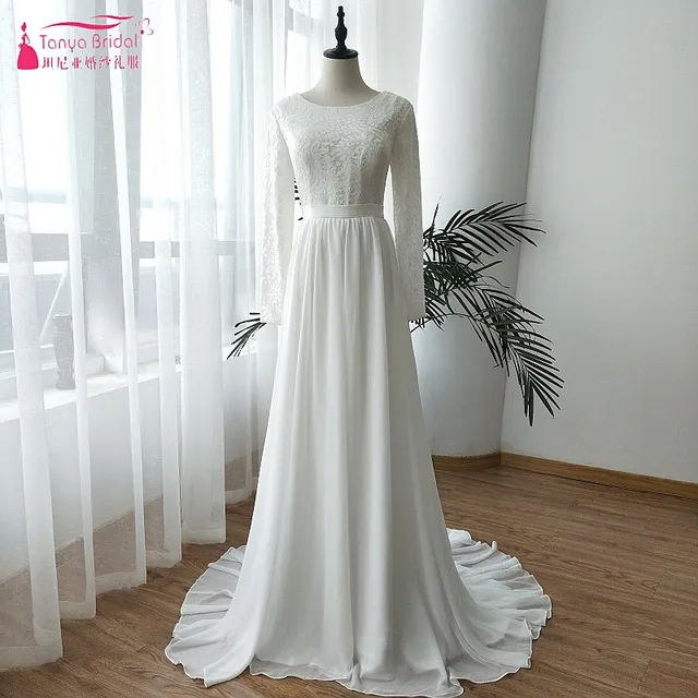 simple muslimah wedding dress