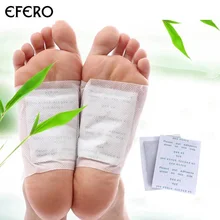 EFERO 20 шт тела Детокс ноги патч уход за ногами детоксикация ножной пластырь колодки с адгезивной чистки улучшить спящий тонкий