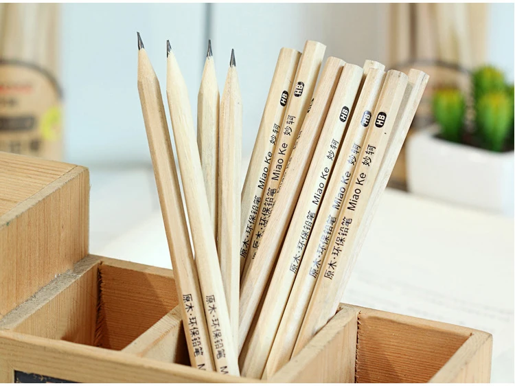 CXZY 30Pcs/Set Black HB Wood Sketch pencil Painting Art pencils drawing  school supplies Korea cute stationery gift lapis 1Q804