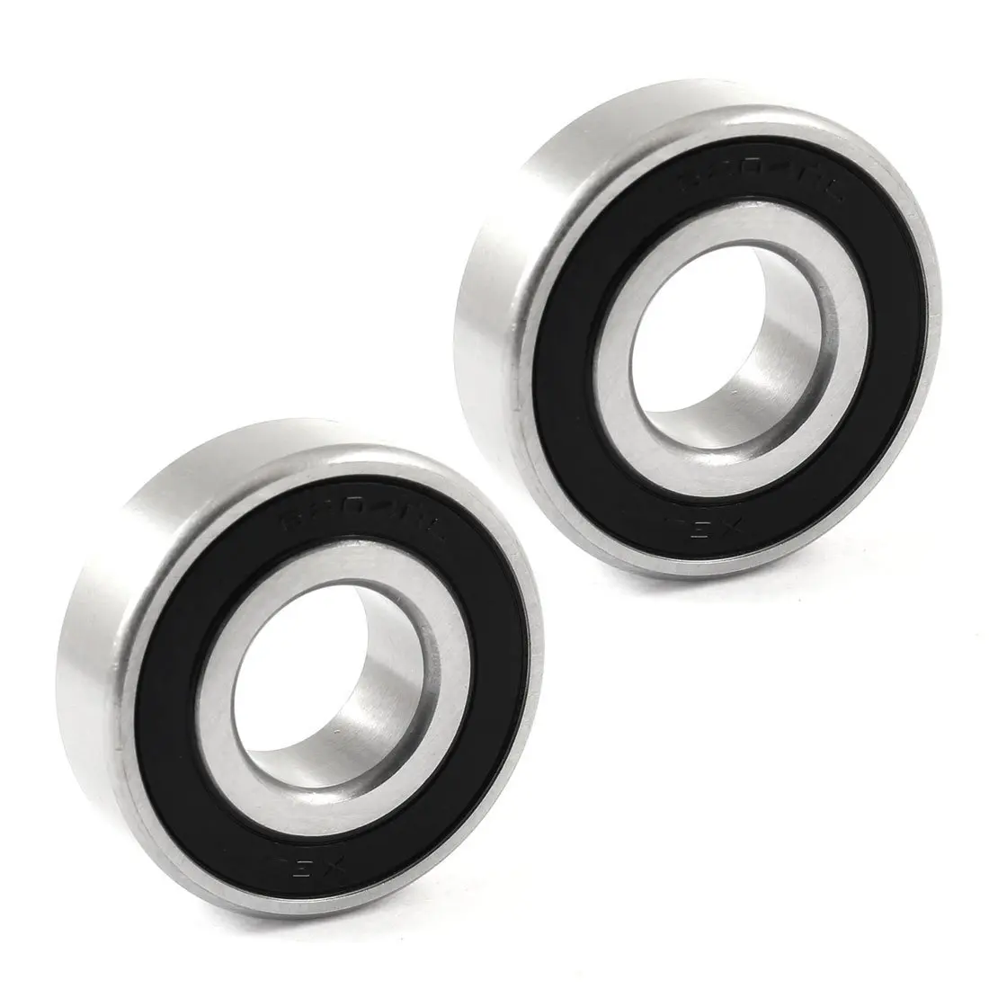 2Pcs 6204RS 46mm x 21mm 13mm Rubber Sealed Deep Groove Ball Bearing | Обустройство дома