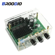 TPA3116D2 Digital Audio Amplifier Board TPA3116 High Power Stereo Amplifiers Sound Preamplifier Tone Preamp Dual Channel 2*80W 2017 new nobsound hifi 2 channel microphone preamplifier dual mic preamp audio recorder electric guitar amplifier