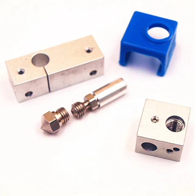 Best Offers MK10 All Metal Hotend Upgrade Kit for 1.75mm thermal barrier tube silicone sock for Flashforge/CTC/Wanhao 3D printer