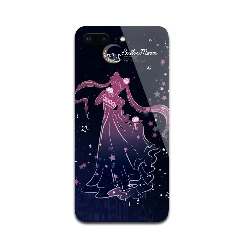 Аниме Сейлор Мун Кристалл Tsukino Усаги мультфильм Kawaii милый кот Луна Чехол iPhone Samsung