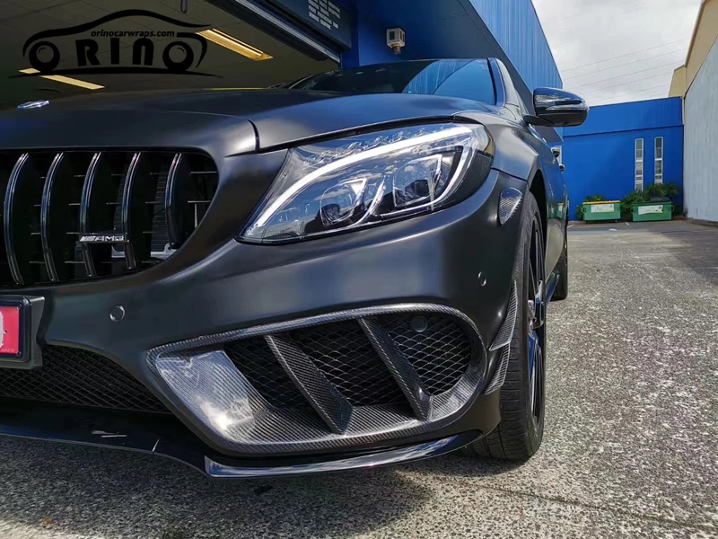 Black Satin Ceramics Vinyl Film Wrap-4