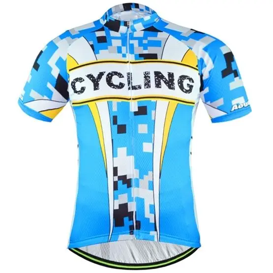 blue mtb jersey
