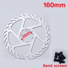 Mountain Bike Bicycle Disc Brake Rotor 160mm Cycling Ultra-light Disc Brake Rotor For MTB Disk Brake With 6 Screws Accessories bicycle brake disc shimano deore sm rt56 6 bolt mountain bikes disc m610 rt56 160mm disc brake rotor for mtb bike accessories