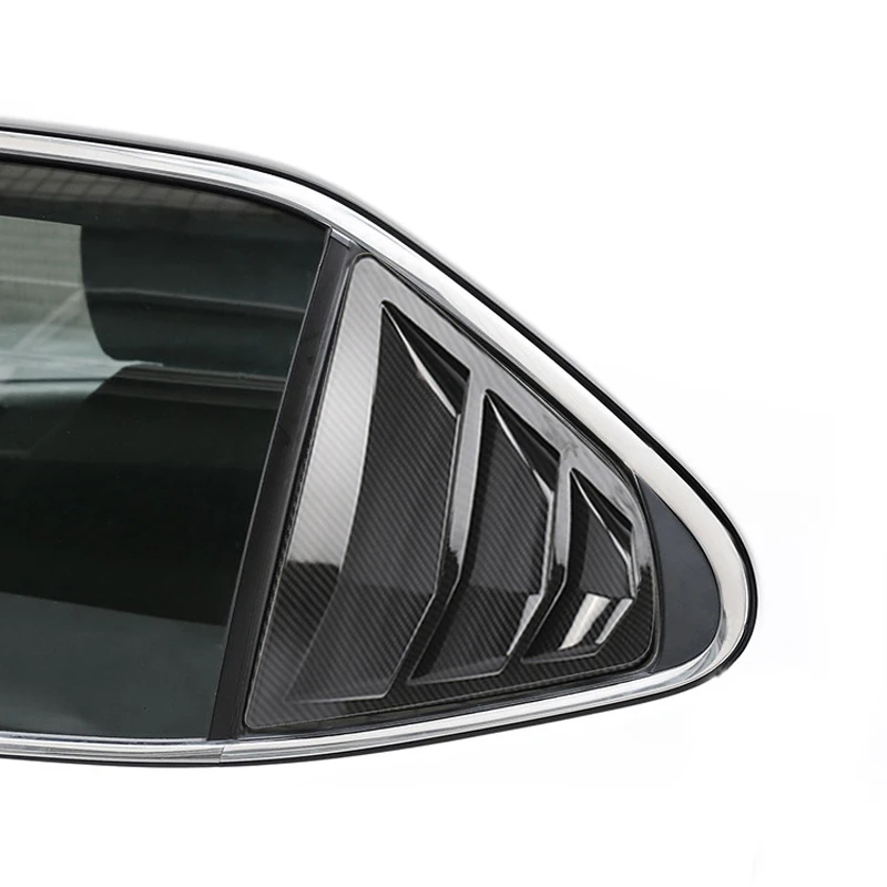

For Toyota Camry XV70 2018 2019 ABS Plastic Rear Window Triangle Shutters Cover Trim 2 pieces/set Car Accessories