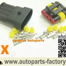 Longyue 4 way pin 2 комплект набор modo impermeabile filo elettrico коннектор