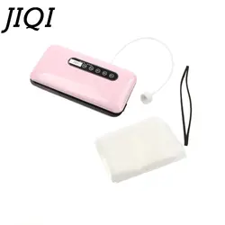 JIQI влажная жидкость Еда Вакуумный упаковщик Универсальный пластик аппарат для упаковки в пленку Мини автоматический Электрический