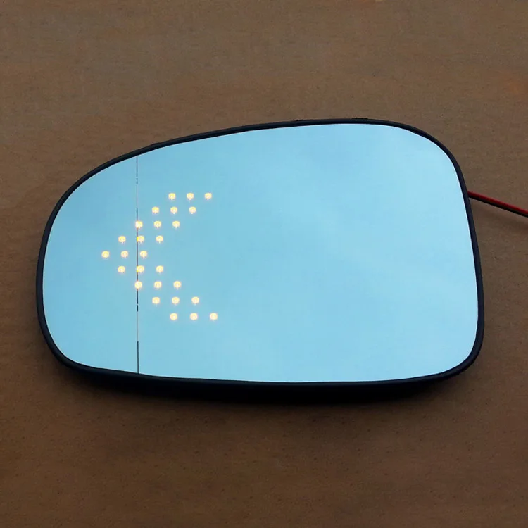 Ipoboo 2 шт. мощность с подогревом w/поворотник боковое зеркало заднего вида синие очки для Toyota Prius