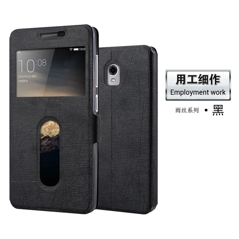 

For Lenovo Vibe P1 p1c58 C58 Case Flip Cover Open Window PU Leather Case Cover Phone Case Coque For Lenovo Vibe P 1 Shell
