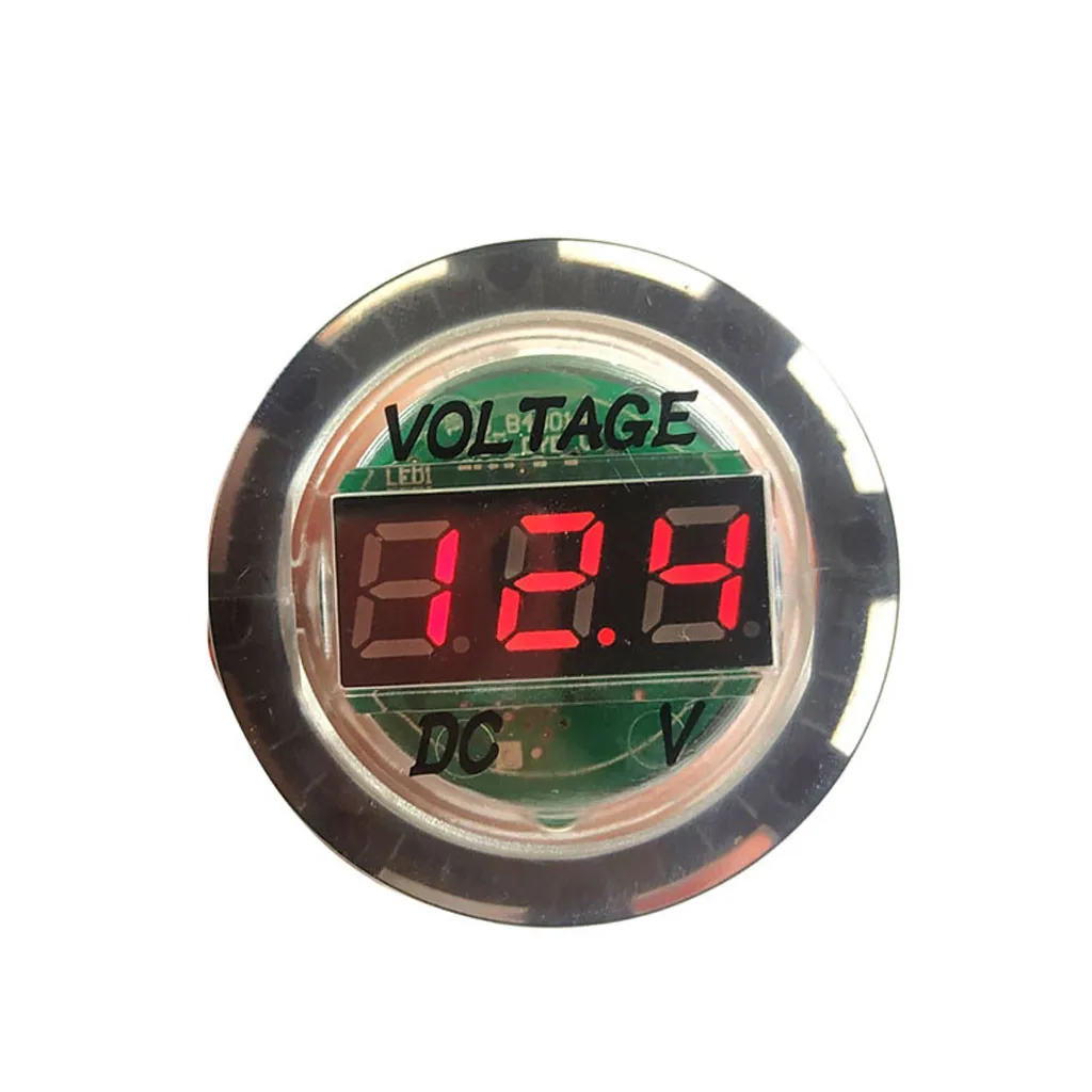 12 V-24 V Цифровой Панель вольтметр тестер Led Дисплей для авто мотоцикла Лодка ATV грузовик ремонт аксессуары сертификатом от сертификационной