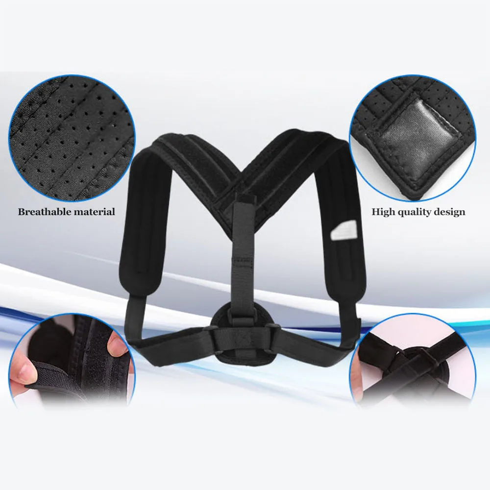 

2018 Upper Back Posture Corrector Clavicle Support Belt Back Slouching Corrective Posture Correction Spine Braces Health Care