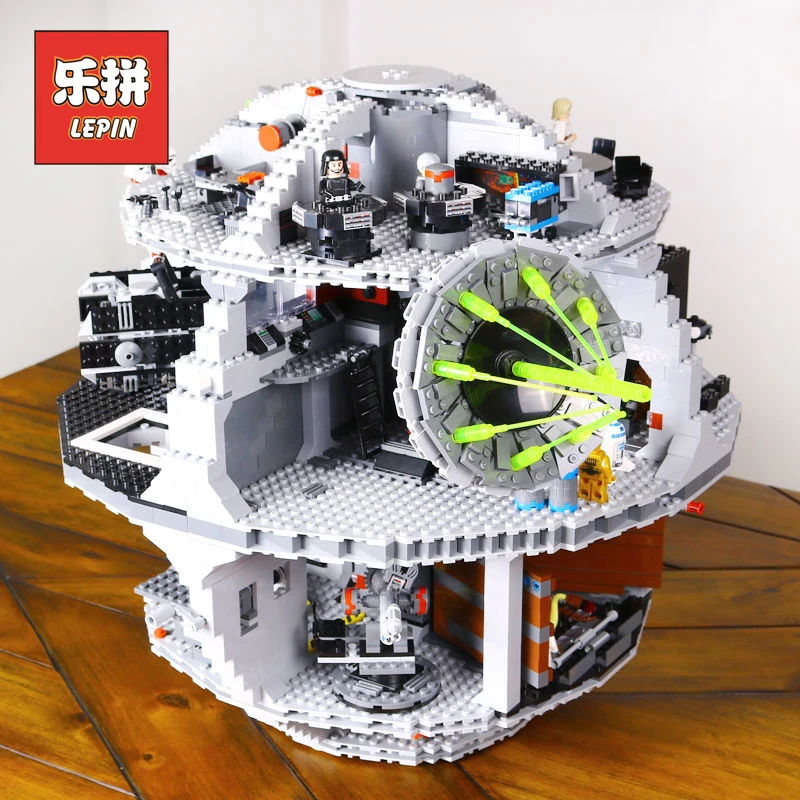 

Lepin Starwars 05035 Star Plan Wars the New Death Star Building Blocks Compatible Legoings Movie Children Funny Toy Gift 10188