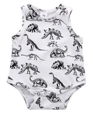 

Summer Dinosaurs Print bodysuit Infant Baby Girl Boy Clothes Dinosaurs Bodysuit Playsuit Outfits