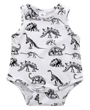 Summer Dinosaurs Print bodysuit Infant Baby Girl Boy Clothes Dinosaurs Bodysuit Playsuit Outfits