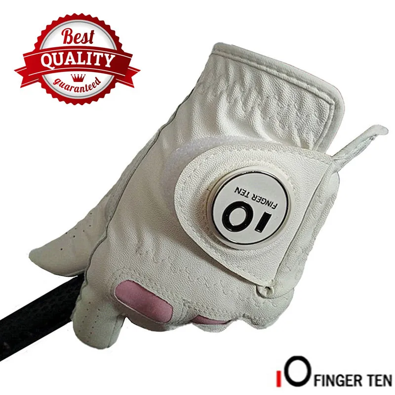 Womens Golf Gloves with Ball Marker Left Hand Right Rh Lh All Weather