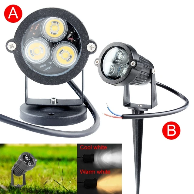 Garten LED Licht 9 Watt 3x3 watt IP65 Wasserdichte außenbeleuchtung ... Garten LED Licht 9 Watt 3x3 watt IP65 Wasserdichte außenbeleuchtung ...