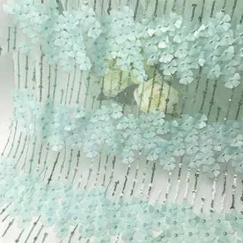 

Three-dimensional flower mesh flower texture designer fabric High-grade imported clothing dress background cloth