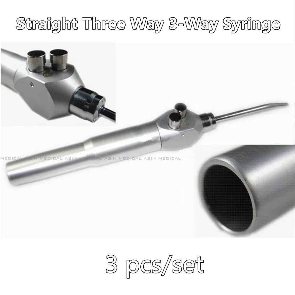 Buy 3 PCS Dental Straight Three Way 3 Way Syringe High
