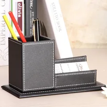 1 шт. Чен Bailian классические черная кожа псевдонимом карты творческий многофункциональный офисный стол окно