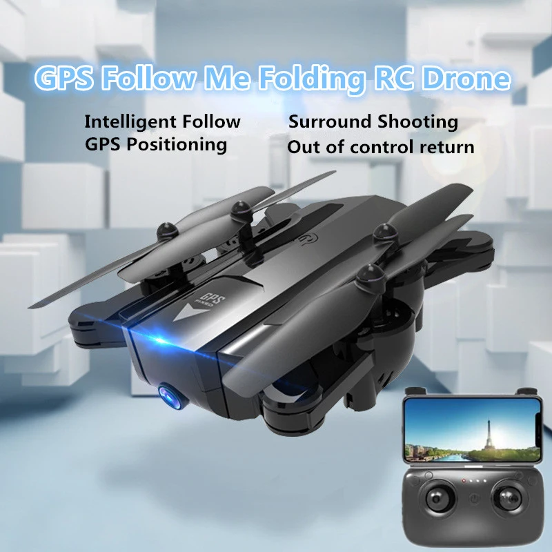 

GPS Quadcopter 1080P HD Camera Remote Control Helicopter And One Key Return 400M distance